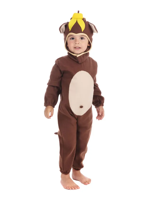 rubie-s-deluxe-affe-kost-m-kleinkinder-xs-jumpsuit image 1