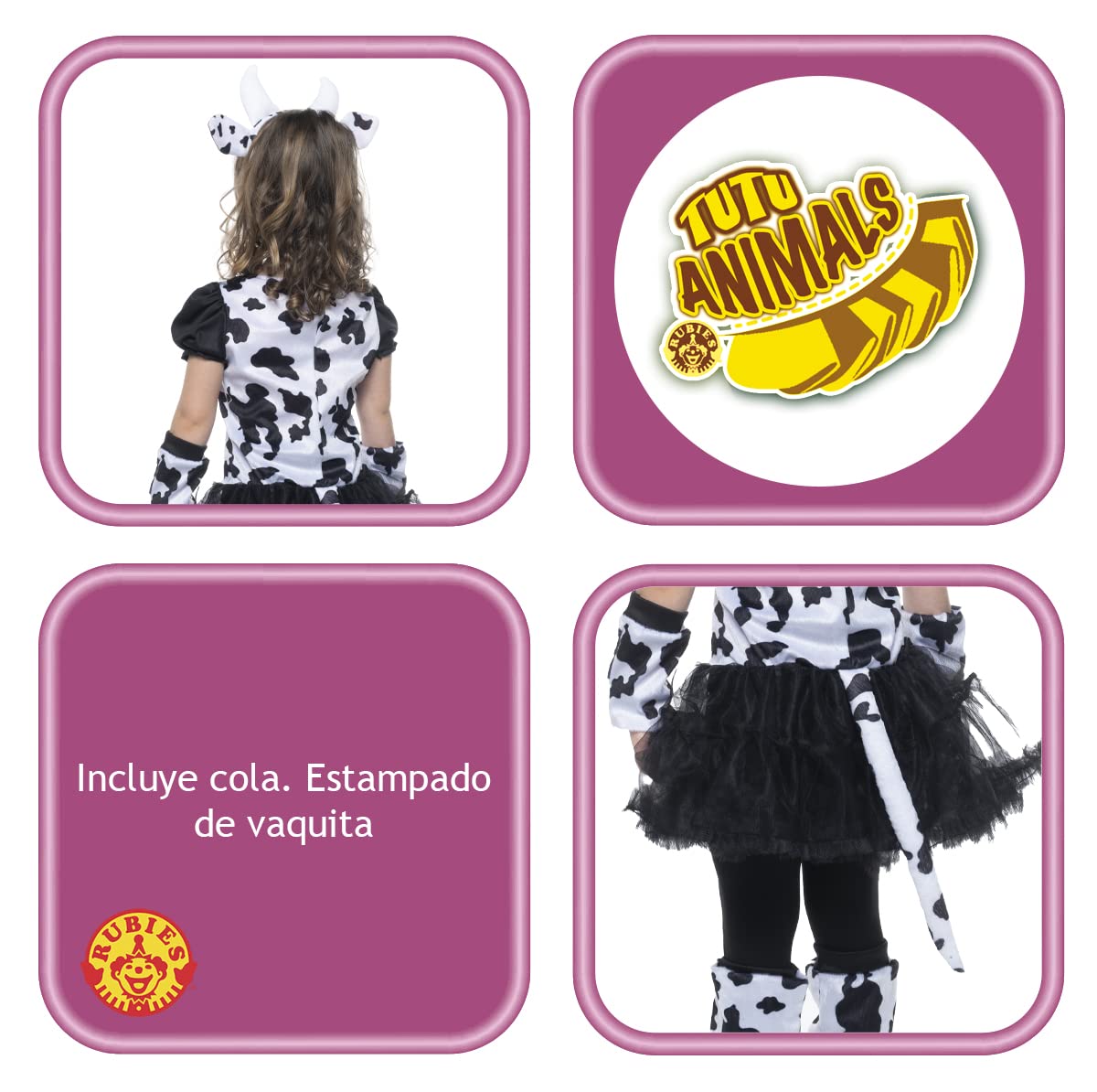 rubie-s-deluxe-kuh-tutu-kost-m-kinder-m-5-7-jahre image 4
