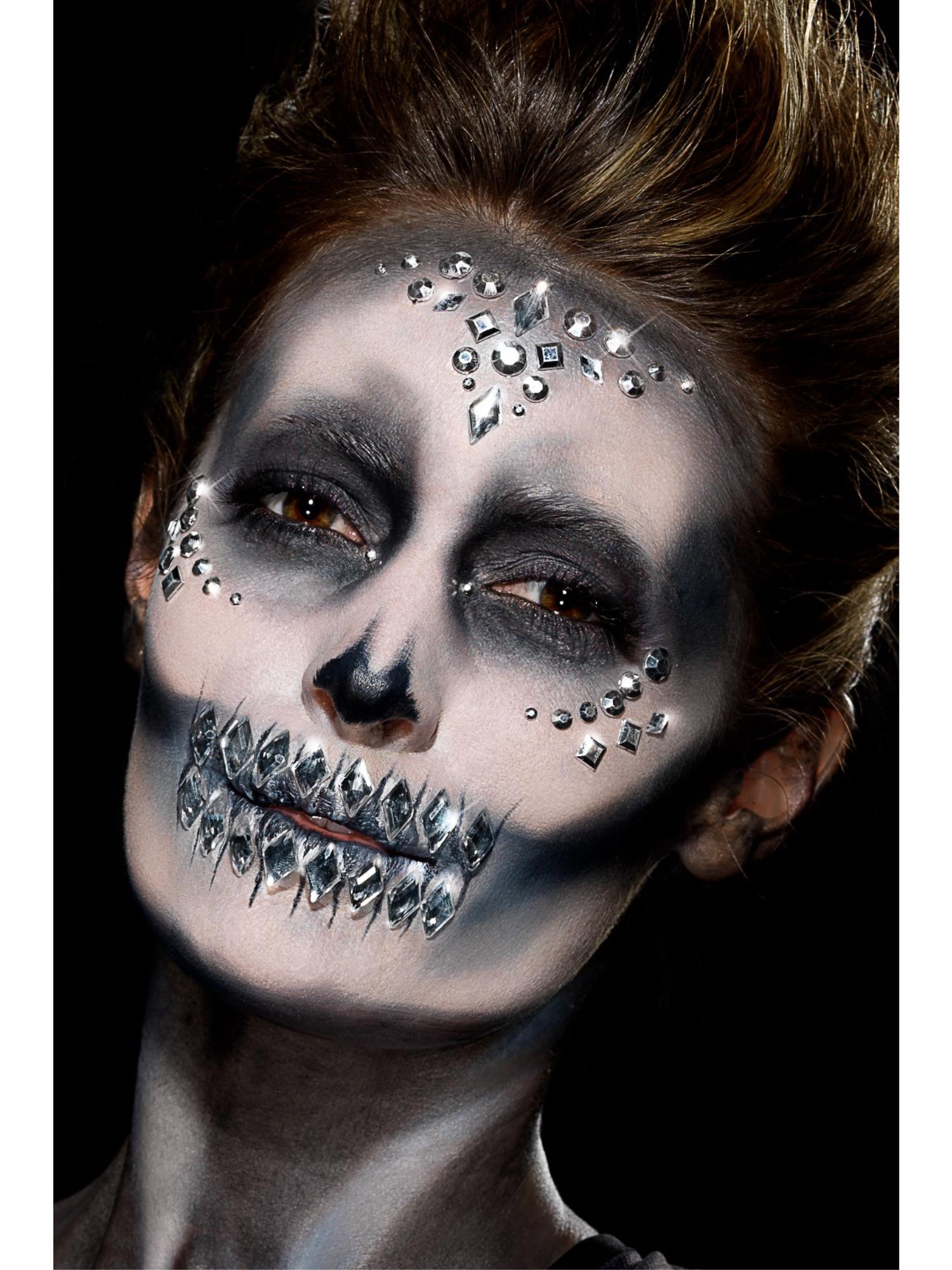 smiffys-fever-jewel-face-gems-silber-gesichtssteine-100-st-ck image 2