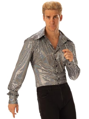 rubie-s-opus-boogie-man-disco-oberteil-herren-silber image 5
