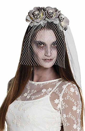 boland-headwear-haarreif-zombie-skulls-mit-schleier image 4
