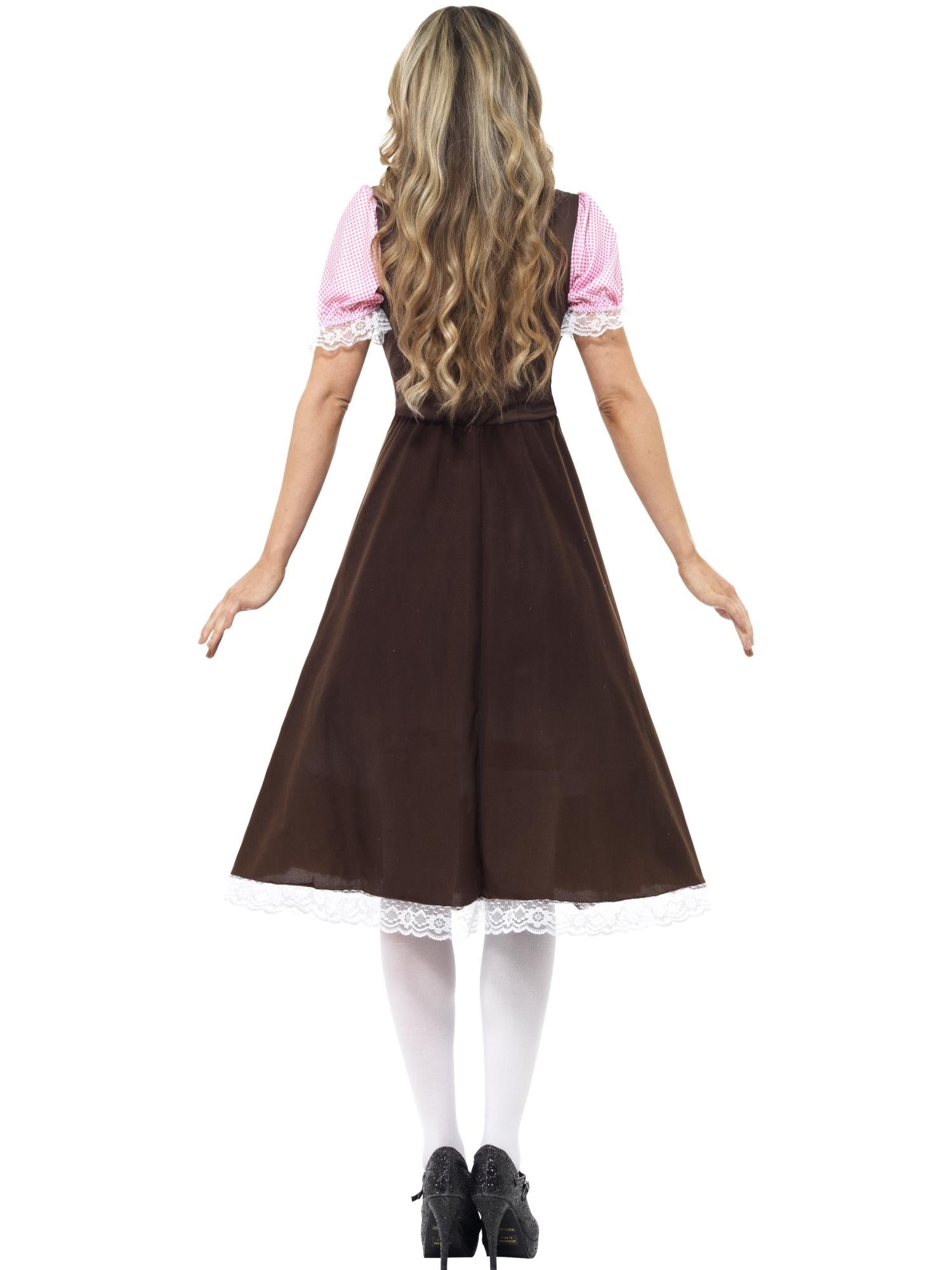 smiffys-fever-tavern-girl-kost-m-damen-braun-lang image 2
