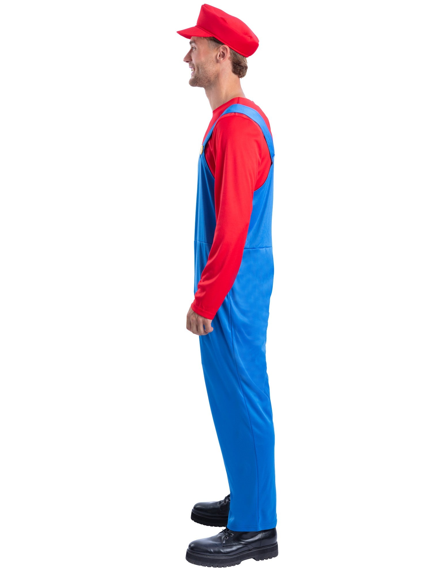 smiffys-fever-red-plumber-kost-m-rotblau-m-unisex image 3