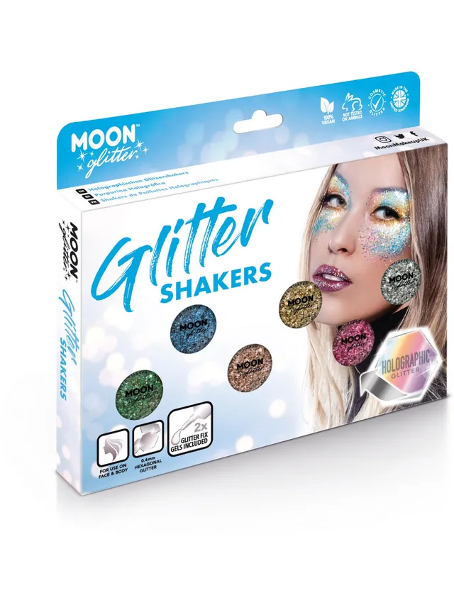 smiffys-makeup-fx-moon-glitter-boxset-holografisch-6-farben-gel image 1