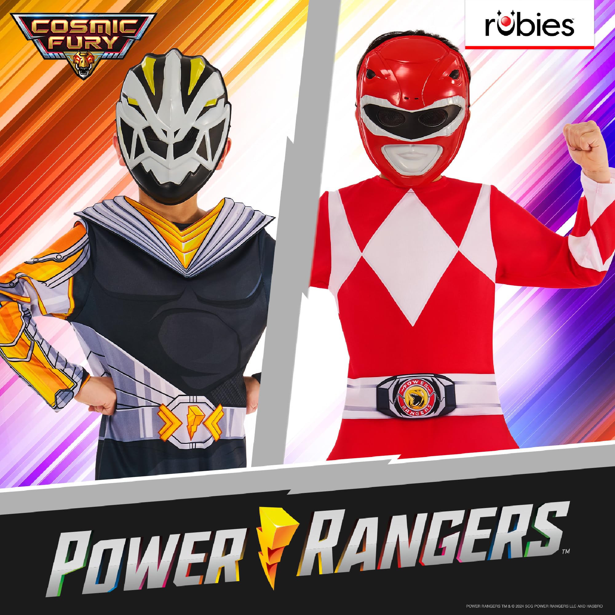 rubie-s-deluxe-power-rangers-cosmic-fury-kost-m-7-8-rot image 5