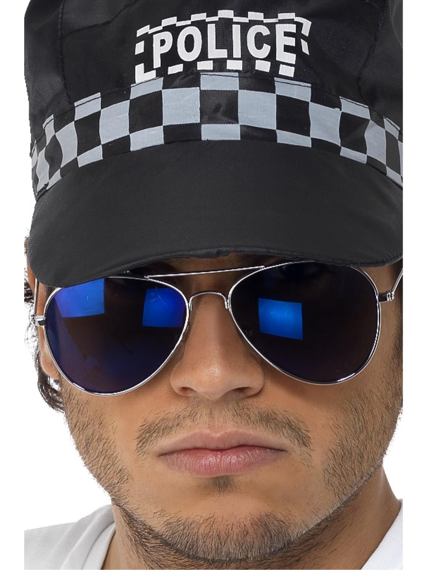 smiffys-fever-aviator-specs-pilotenbrille-blau-verspiegelt image 1
