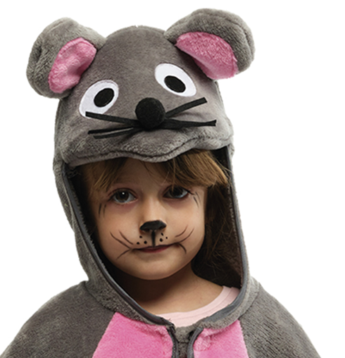 rubies-maus-cape-kinder-kapuze-polyester-fasching image 3