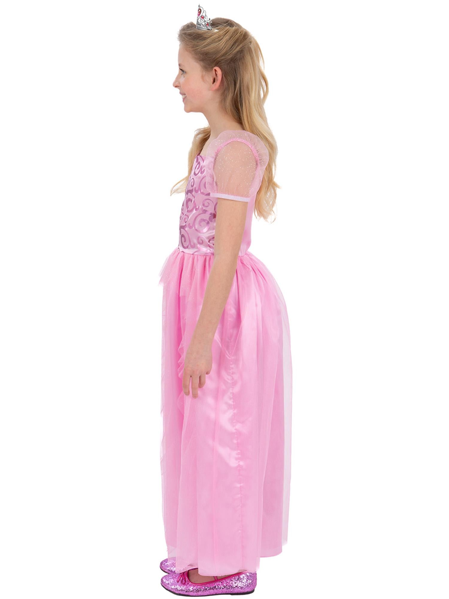 smiffys-fever-fee-kost-m-kinder-pink-kleid-zauberstab image 3