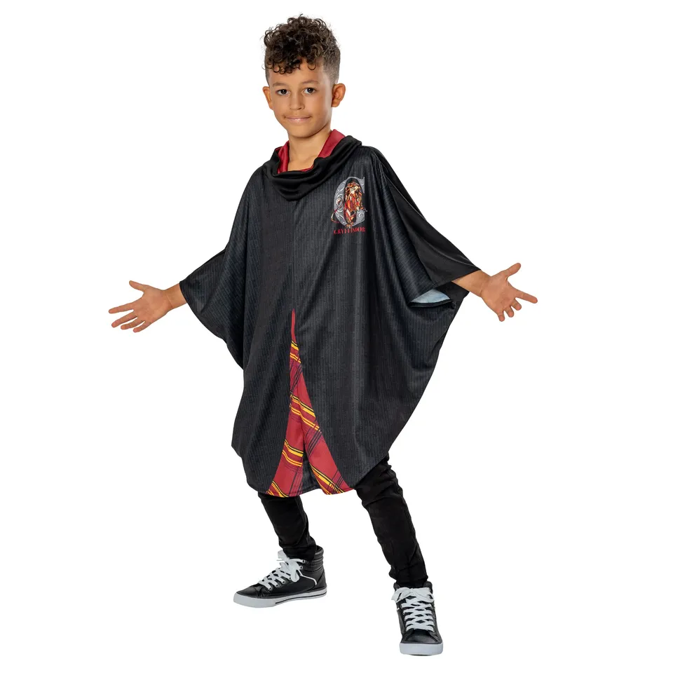 rubie-s-deluxe-harry-potter-gryffindor-poncho-kinder-11-12-j image 1