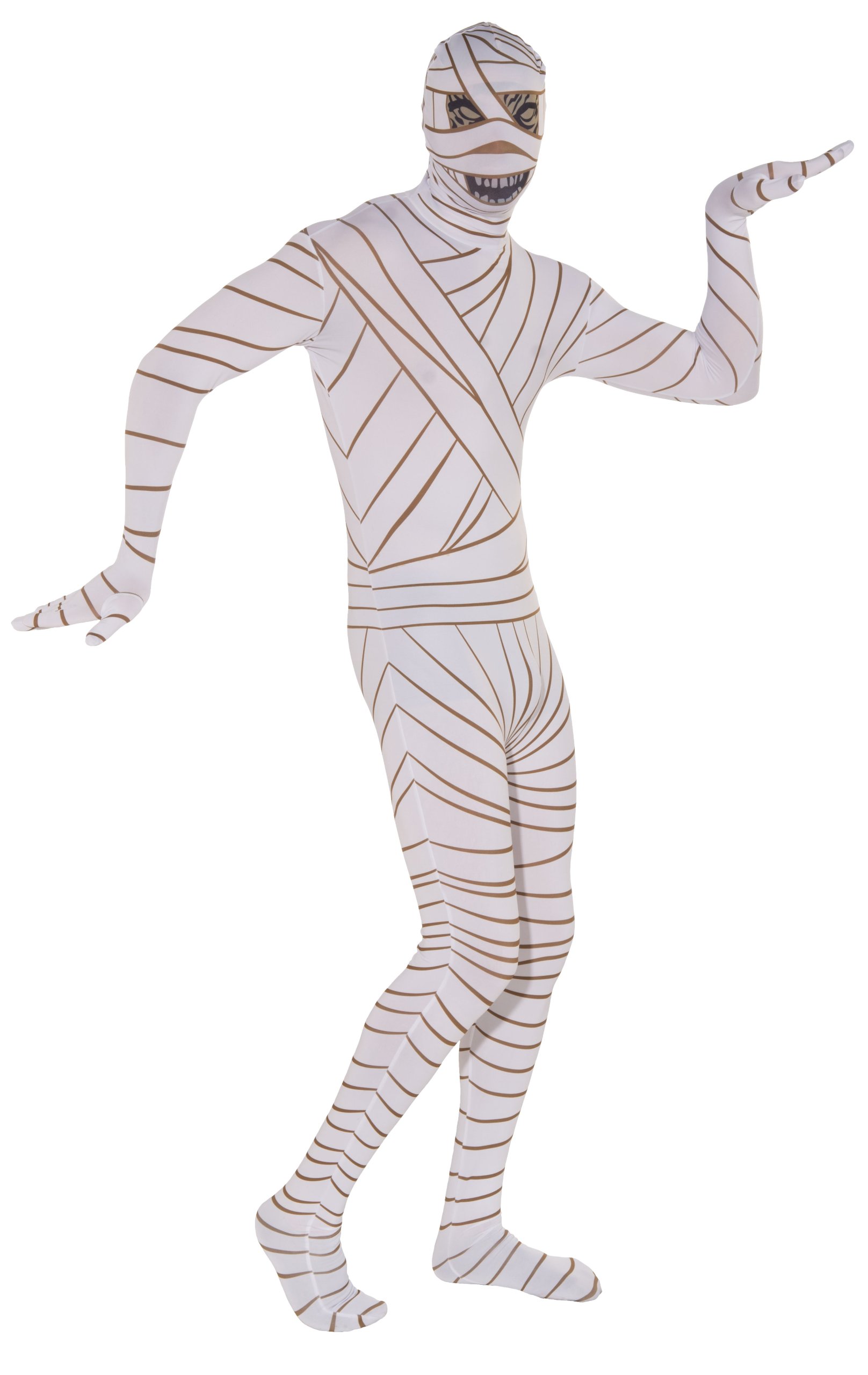 rubie-s-deluxe-second-skin-ganzk-rperanzug-skeleton-m image 2