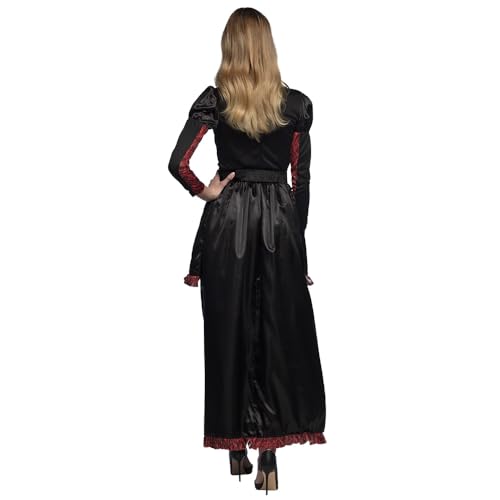 boland-halloween-senora-adriana-skelett-kost-m-damen-36-38-schwarz-rot image 6