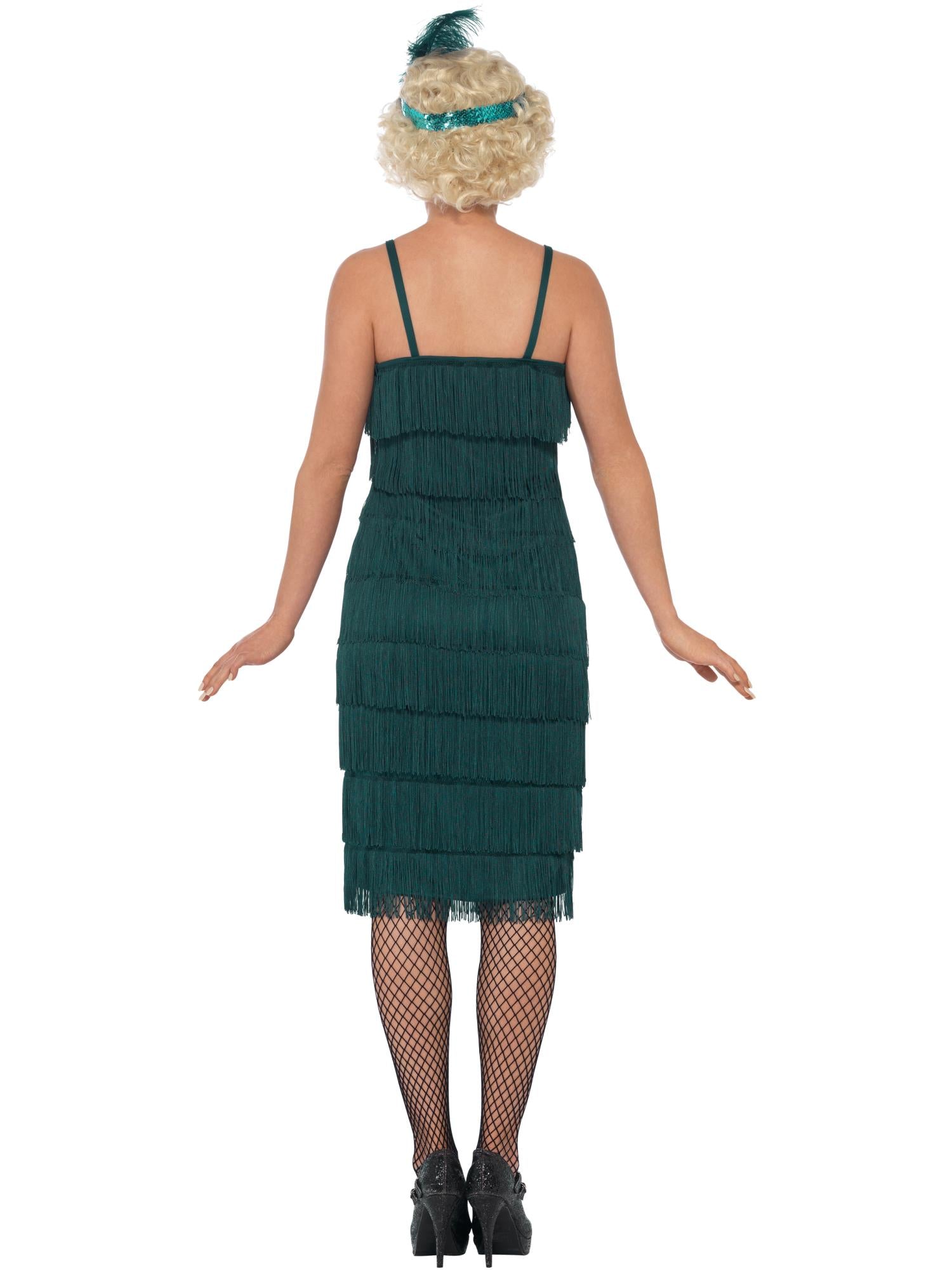 smiffys-fever-44674-flapper-kost-m-petrol-gr-m image 2