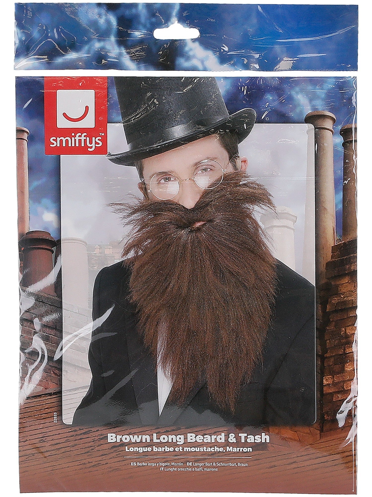 smiffys-fever-rauschebart-herren-braun-lang image 3