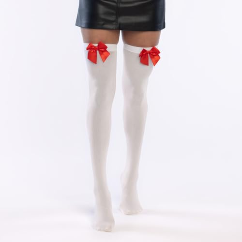 boland-accessories-overknees-wei-rot-mit-schleife-70-den image 7