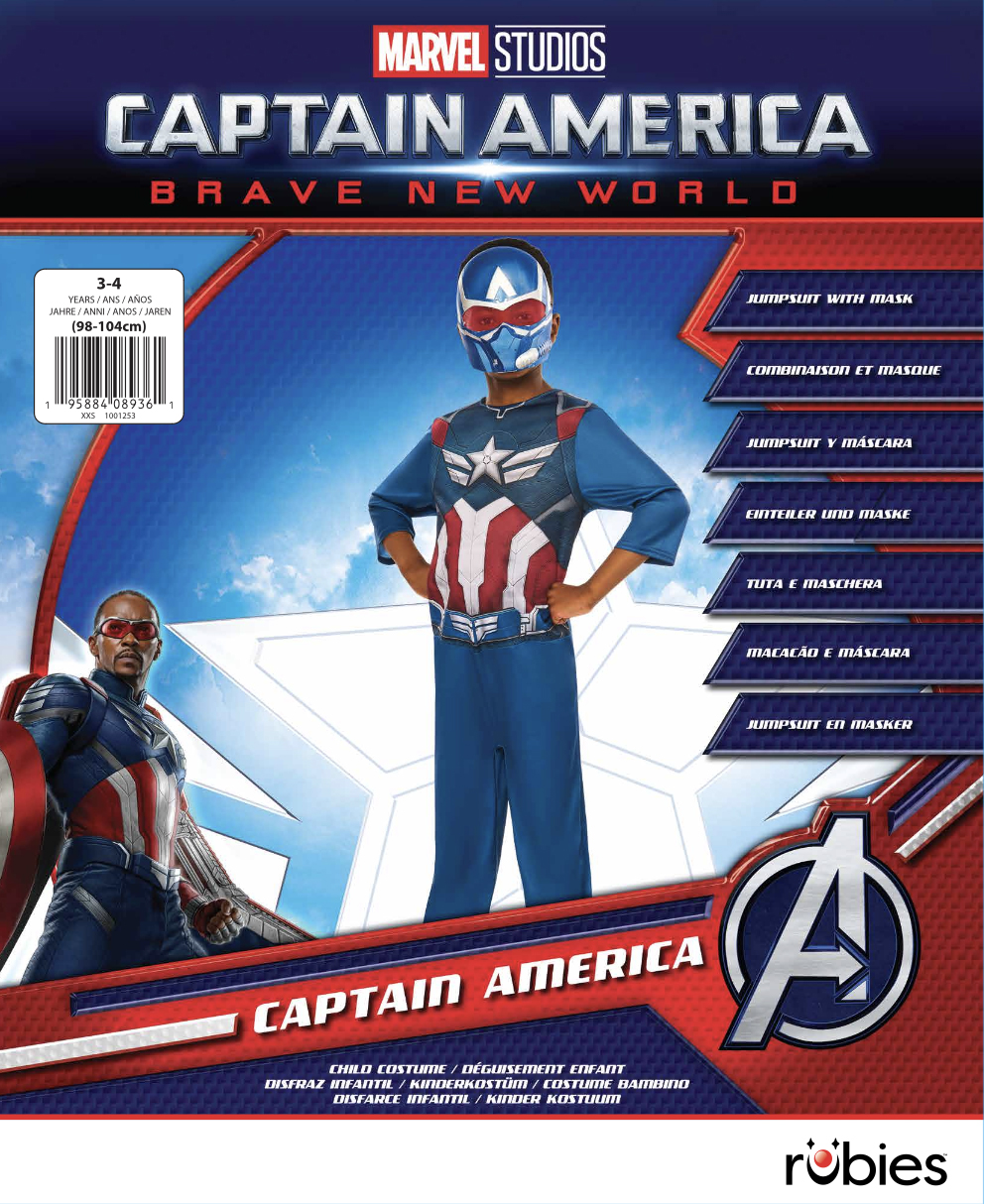 rubies-captain-america-brave-new-world-klassik-kost-m image 2