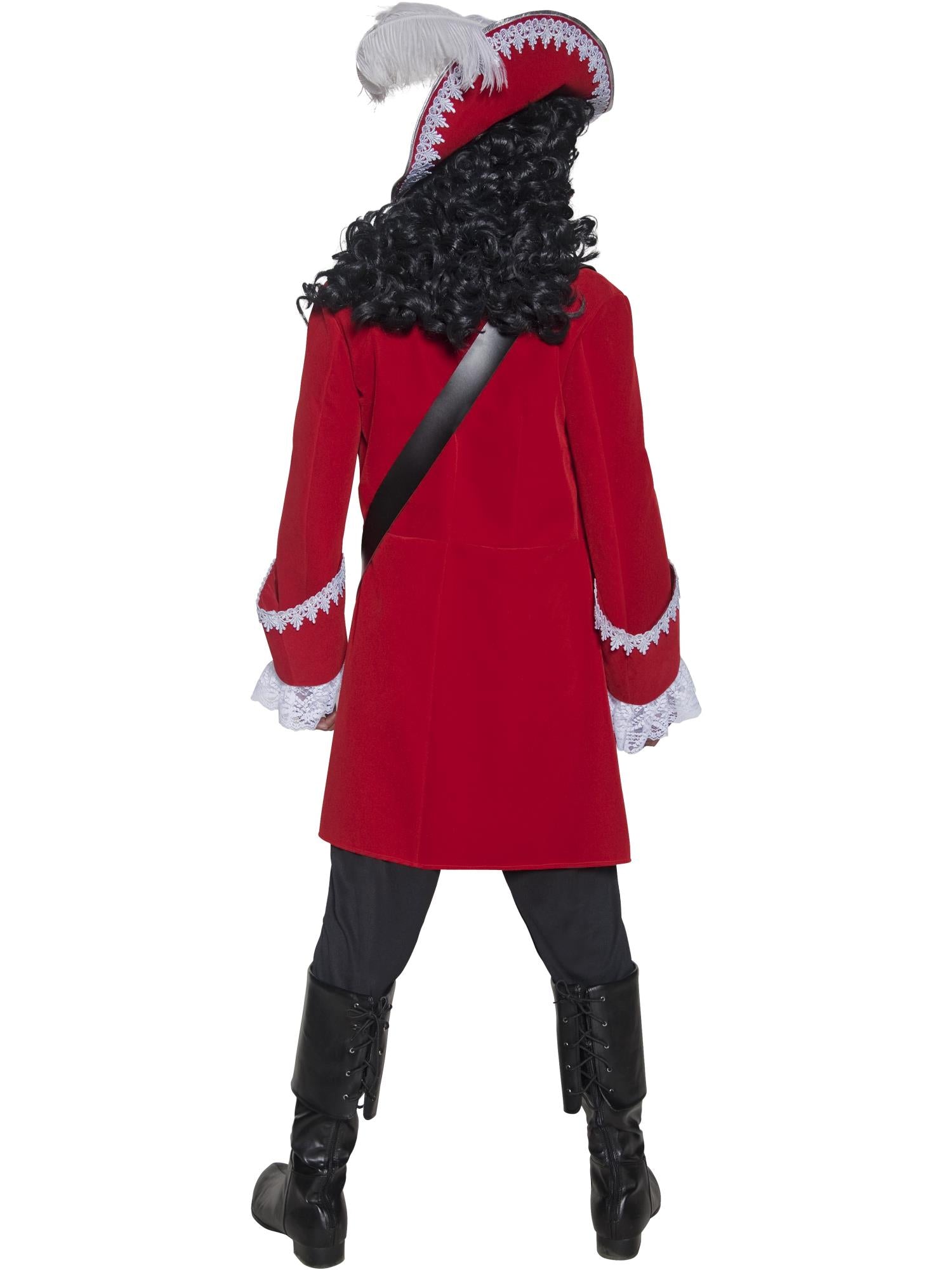 smiffys-fever-pirate-captain-piratenkost-m-herren-rot image 2