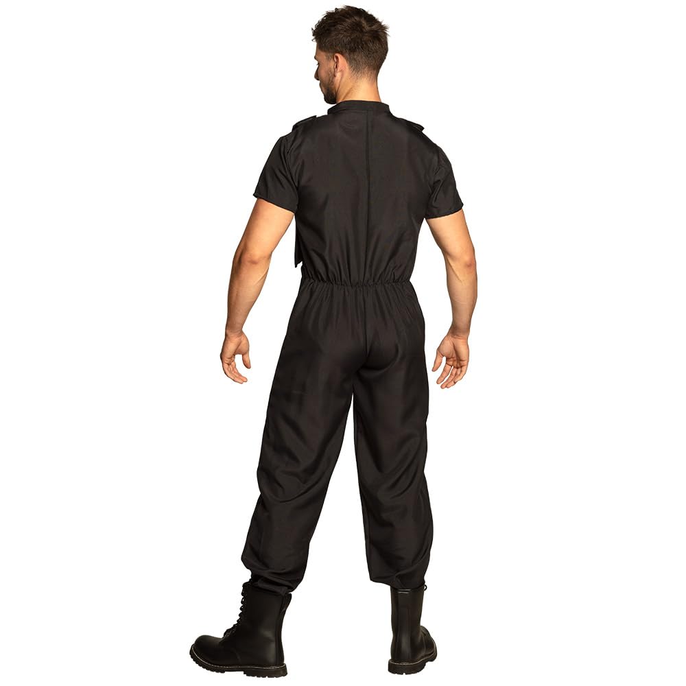 boland-swat-officer-kost-m-herren-gr-e-50-52-schwarz-mit-weste image 2