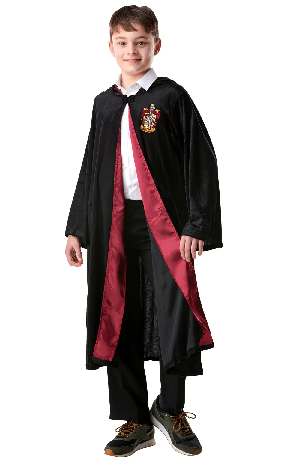 rubies-harry-potter-gryffindor-umhang-kost-m-kinder-9-16-jahre-samt image 1