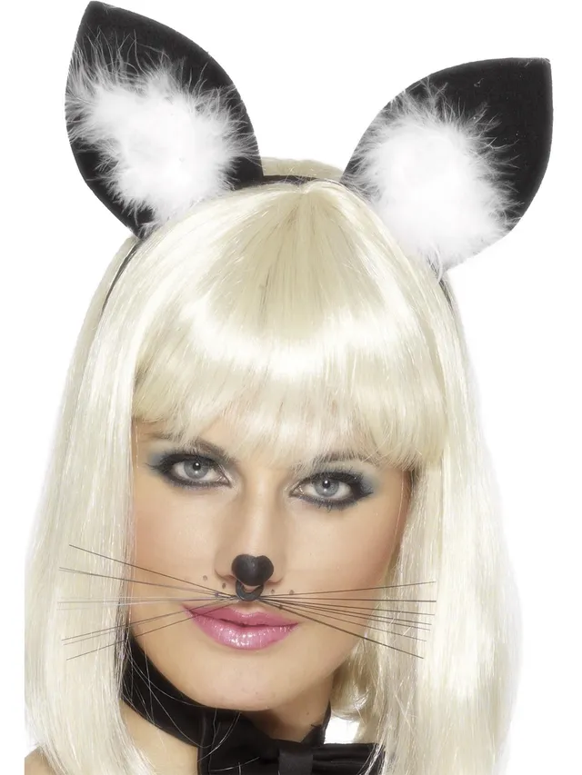 smiffys-fever-cat-ears-haarreif-schwarz-einheitsgr-e image 1