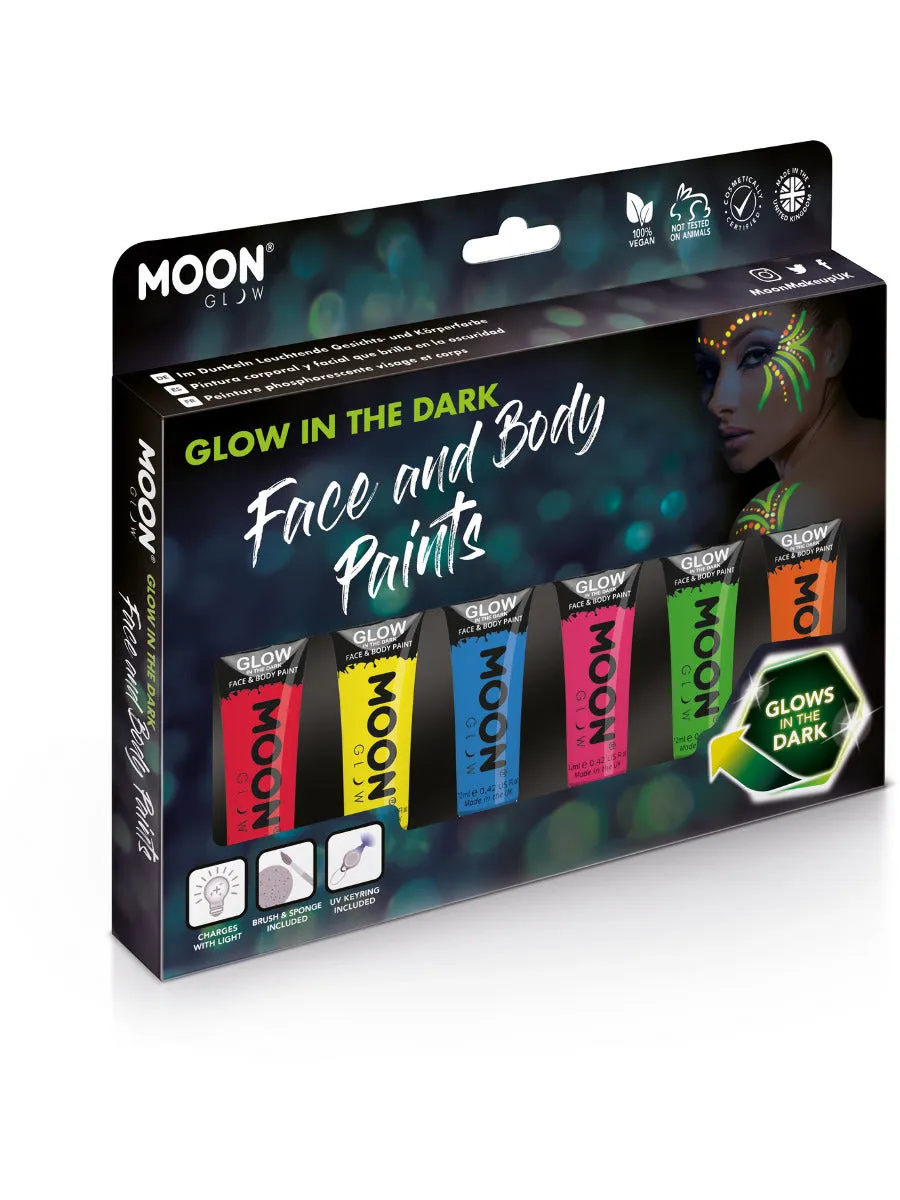 moon-glow-schminkset-nachtleuchtend-gesicht-k-rper-6-farben image 1