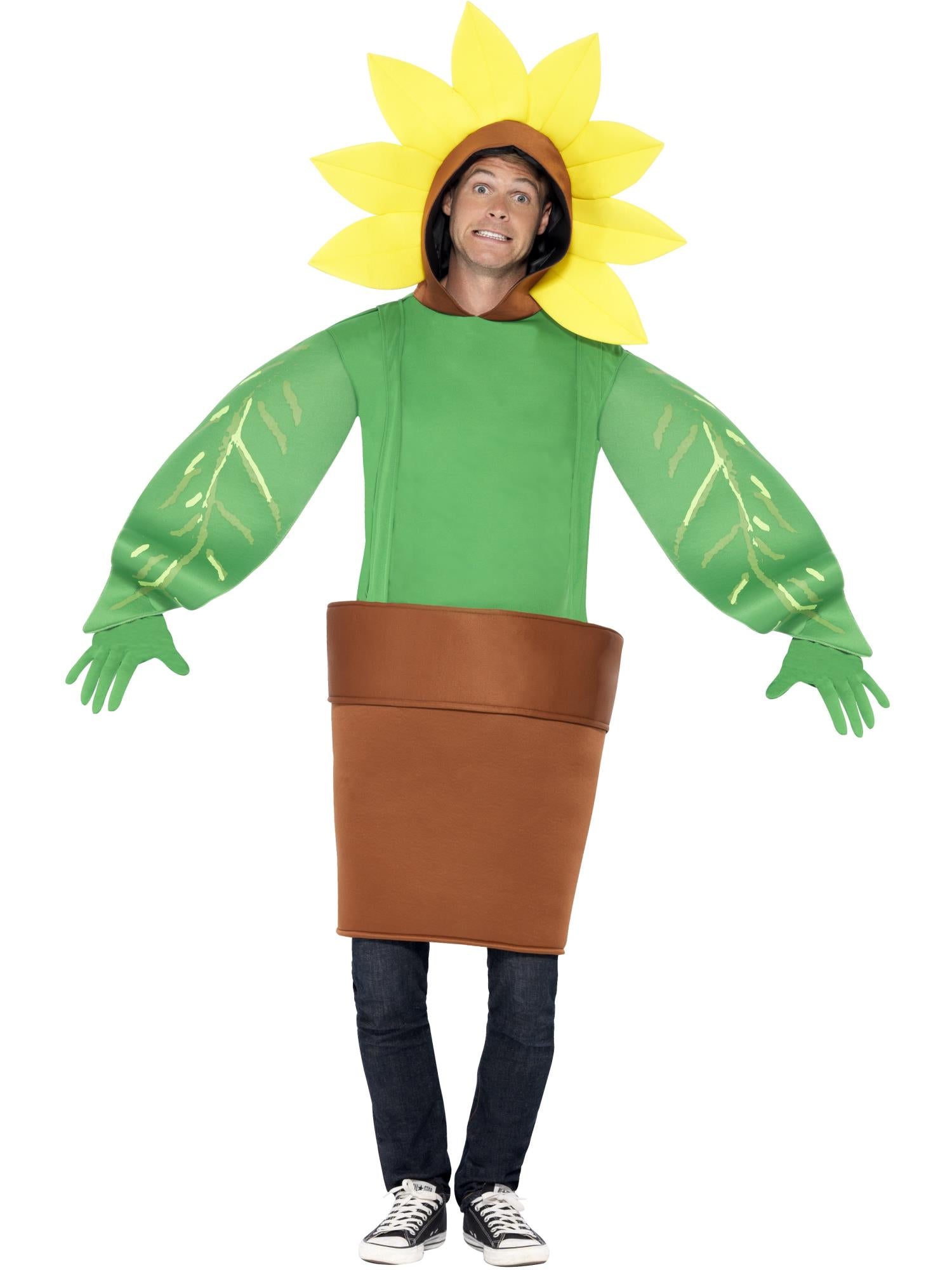 smiffys-fever-sunflower-kost-m-blume-unisex-blumentopf image 4