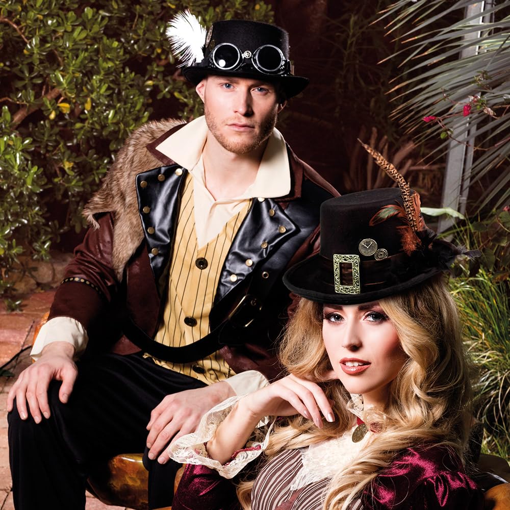 boland-headwear-steampunk-hut-plumepunk-59-cm-schwarz image 7
