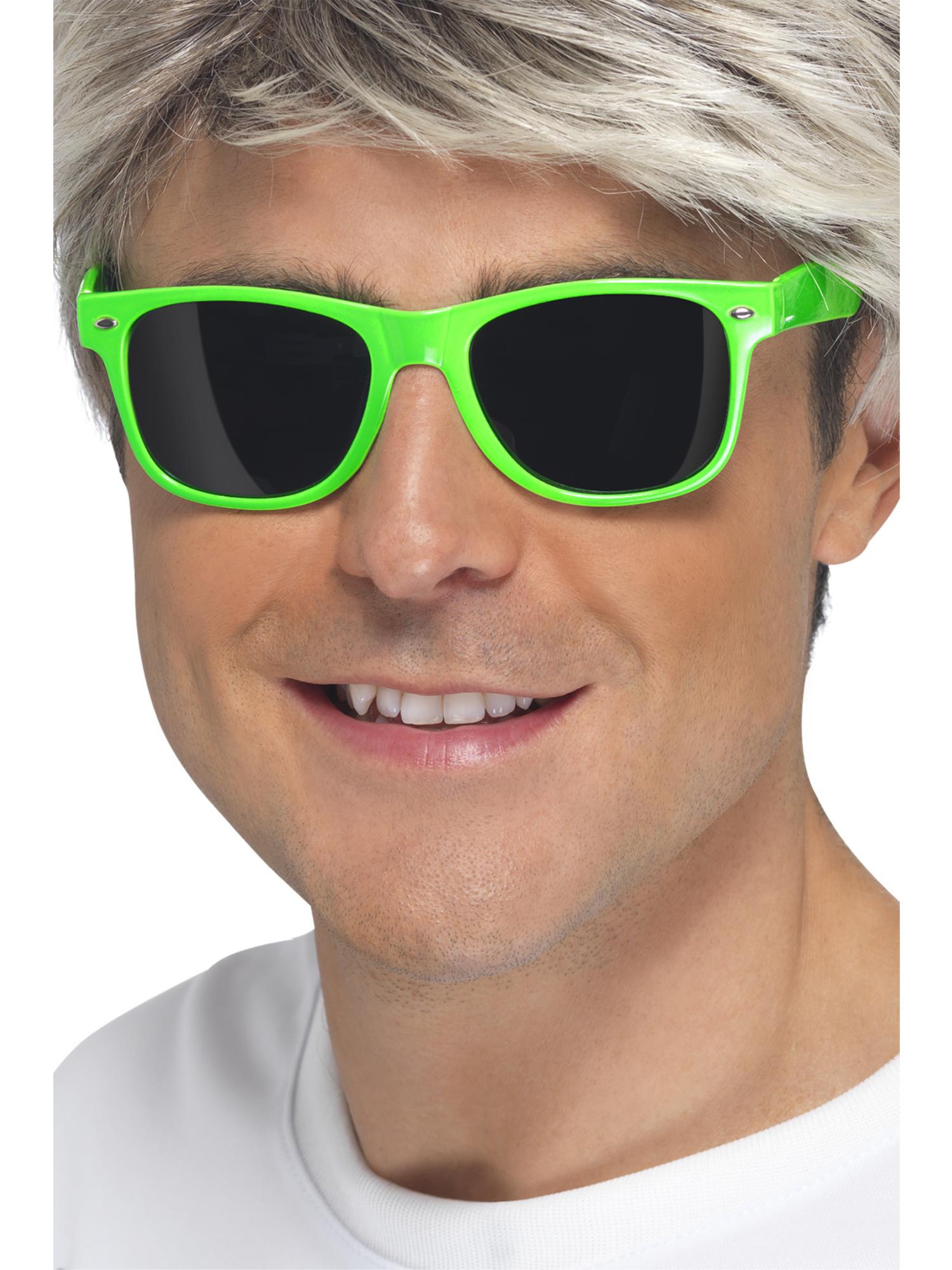 smiffys-fever-neonbrille-80er-wayfarer-sortiert image 1