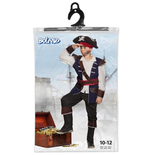 boland-pirat-vince-kinderkost-m-10-12-jahre-4-teilig-totenkopf image 8