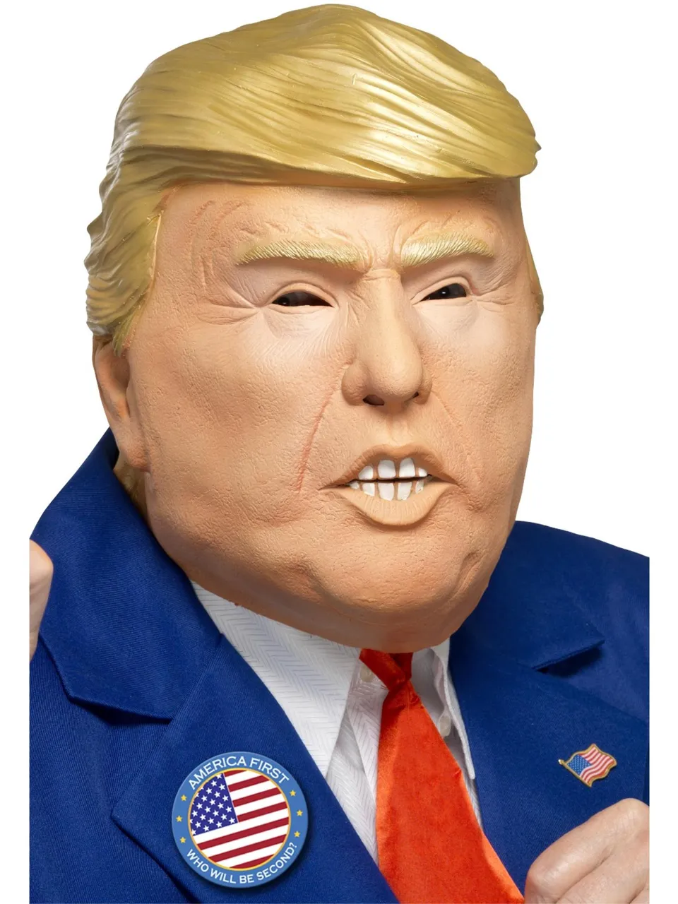 smiffys-fever-president-maske-latex-hautfarben-vollmaske image 1