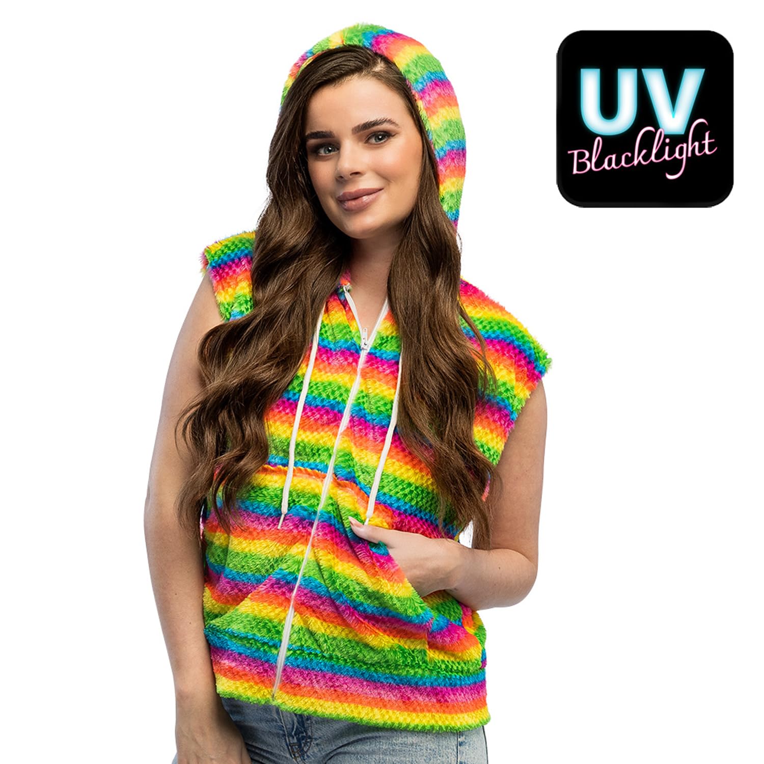 boland-fluffy-uv-weste-mehrfarbig-m-kunstfell image 3