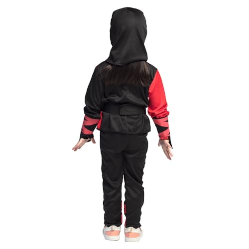 boland-ninja-warrior-kinderkost-m-3-4-jahre-rot-mit-drache image 7