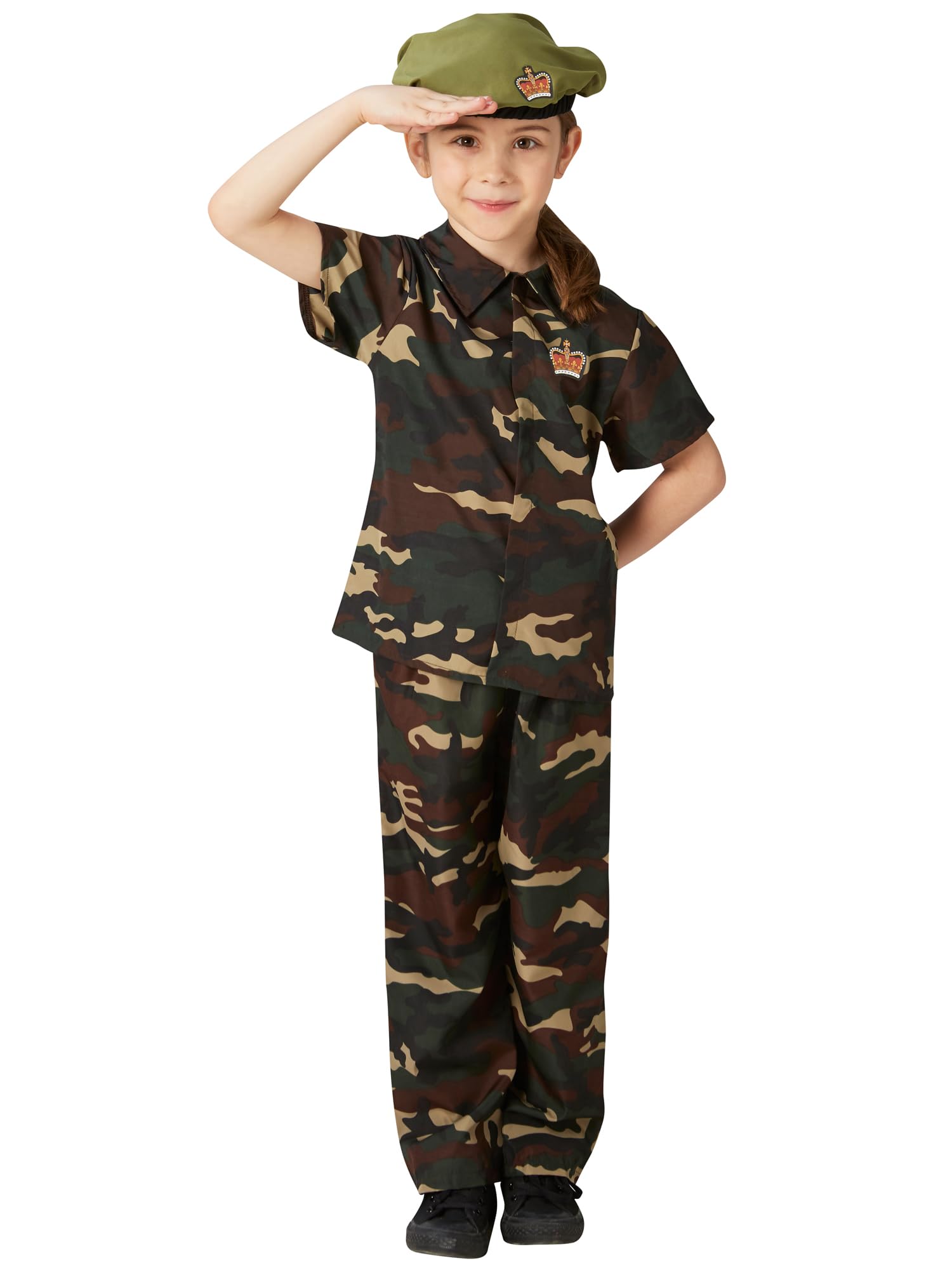 rubie-s-deluxe-soldat-tarn-kost-m-3-4-jahre-milit-r image 2