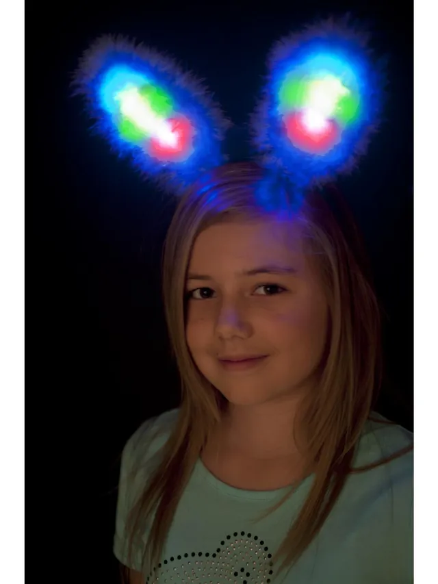 smiffys-time4fun-hasenohren-led-blau-haarreif-kinder image 1