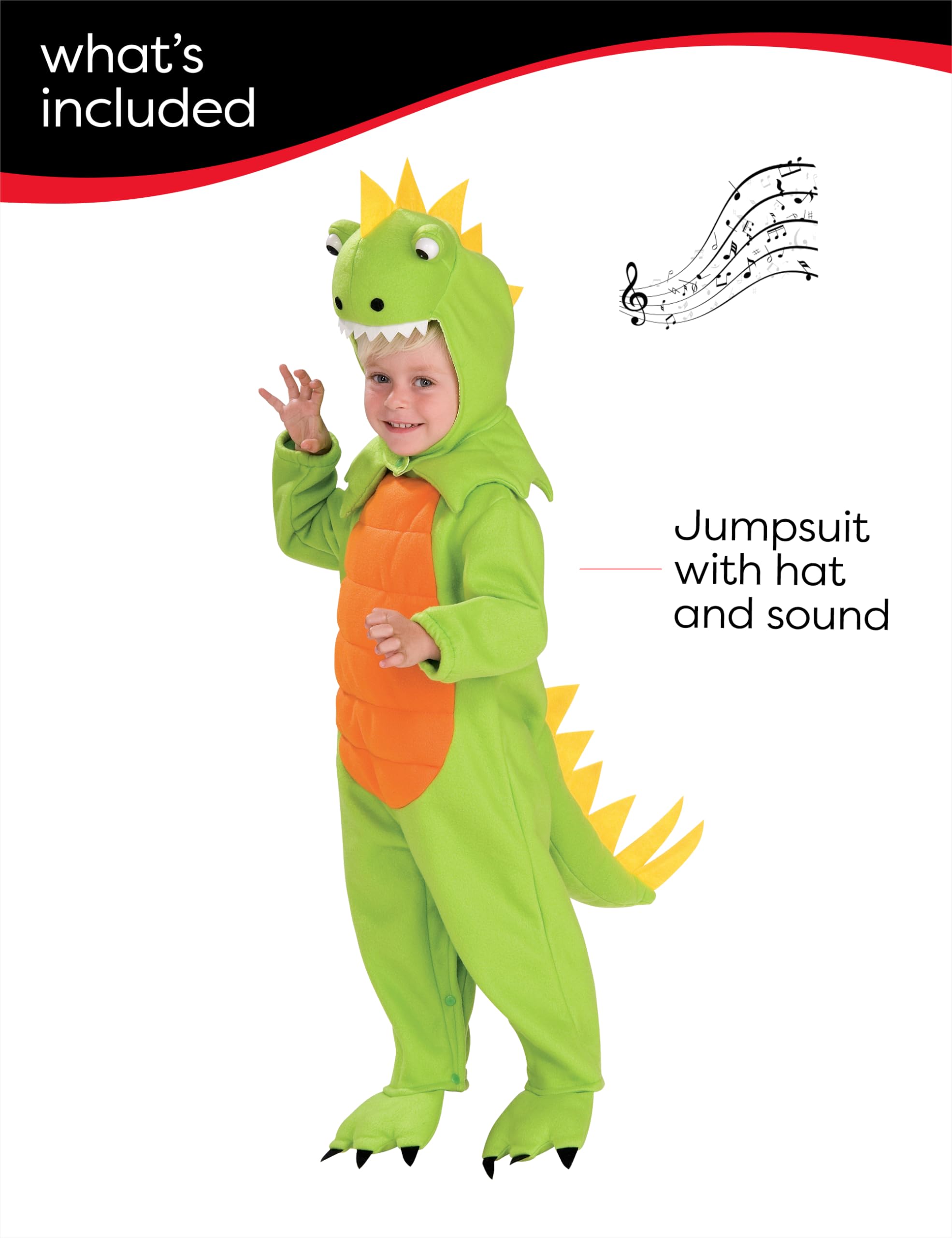 rubie-s-deluxe-dinosaurier-kost-m-kinder-gr-s-gr-n-sound image 3