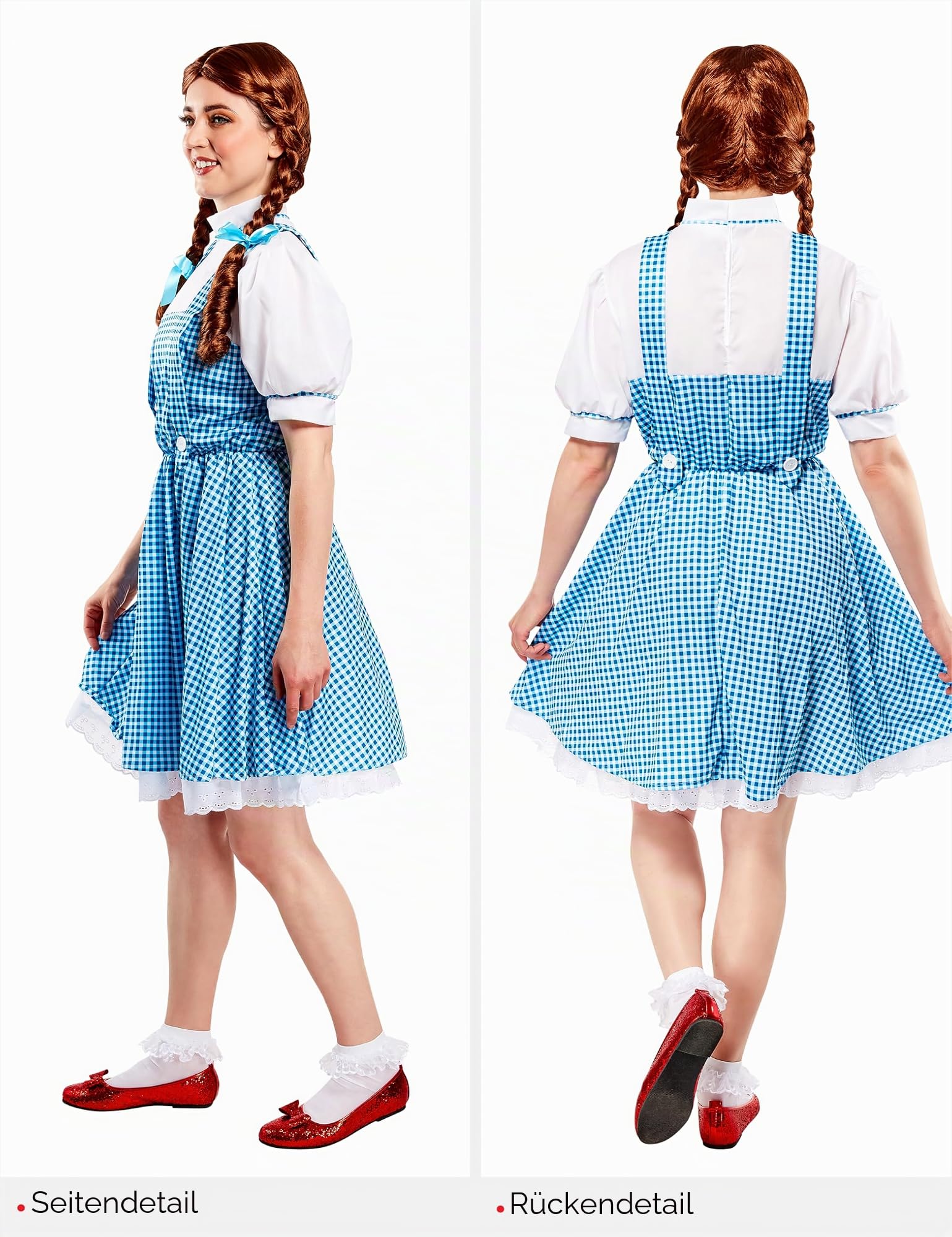 rubie-s-deluxe-dorothy-kleid-damenkost-m-std-blau-wei image 4
