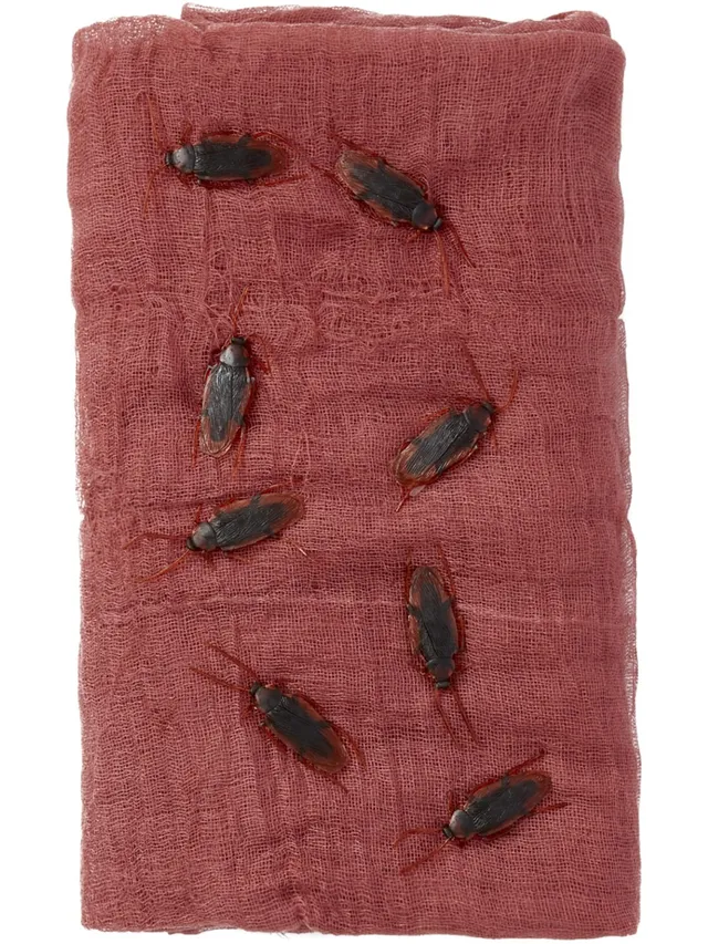 smiffys-fever-cockroach-creepy-cloth-kit-deko-rot image 1