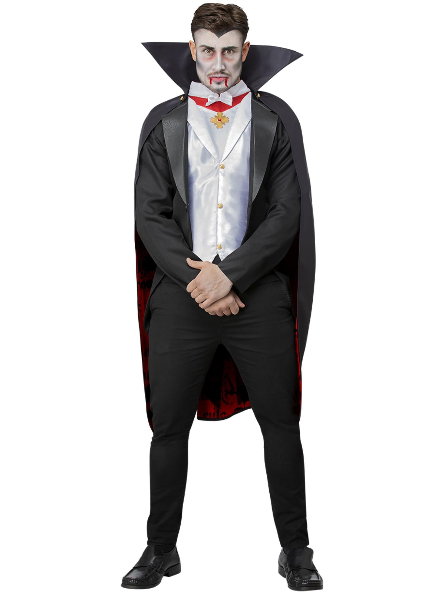 smiffys-fever-dracula-kost-m-herren-schwarz-gr-m-l image 5
