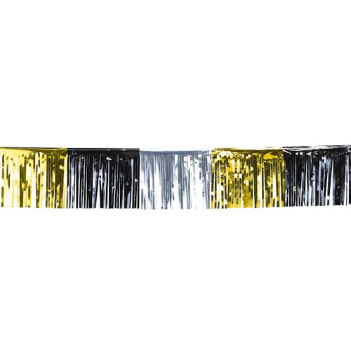 boland-decorations-metallic-fransengirlande-6-m-gold-silber image 2