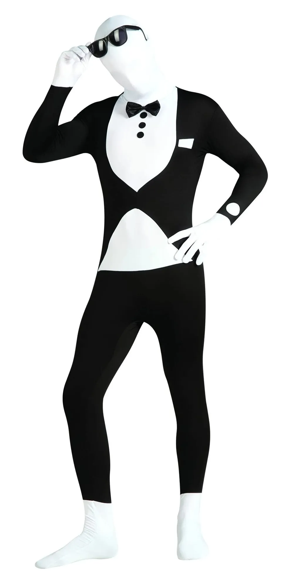 rubie-s-deluxe-2nd-skin-tuxedo-kost-m-herren-xl-smoking image 1
