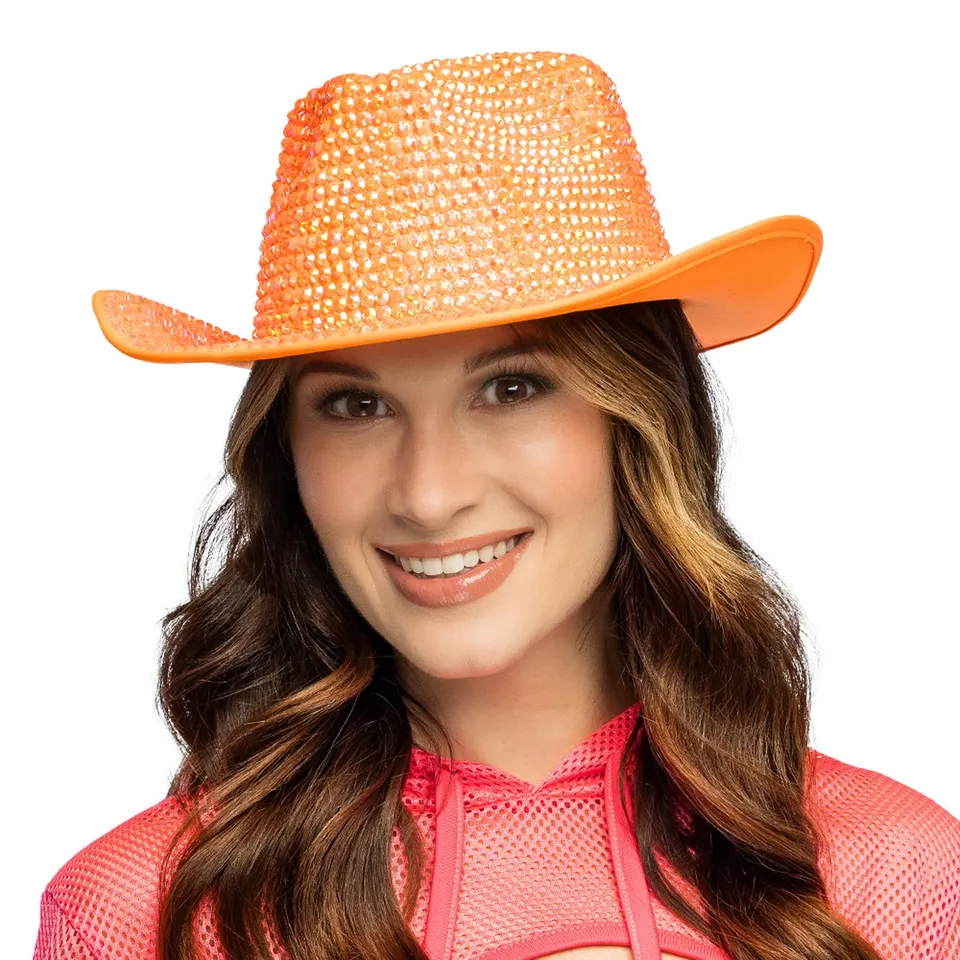 boland-aurora-uv-cowboyhut-western-neonorange image 1