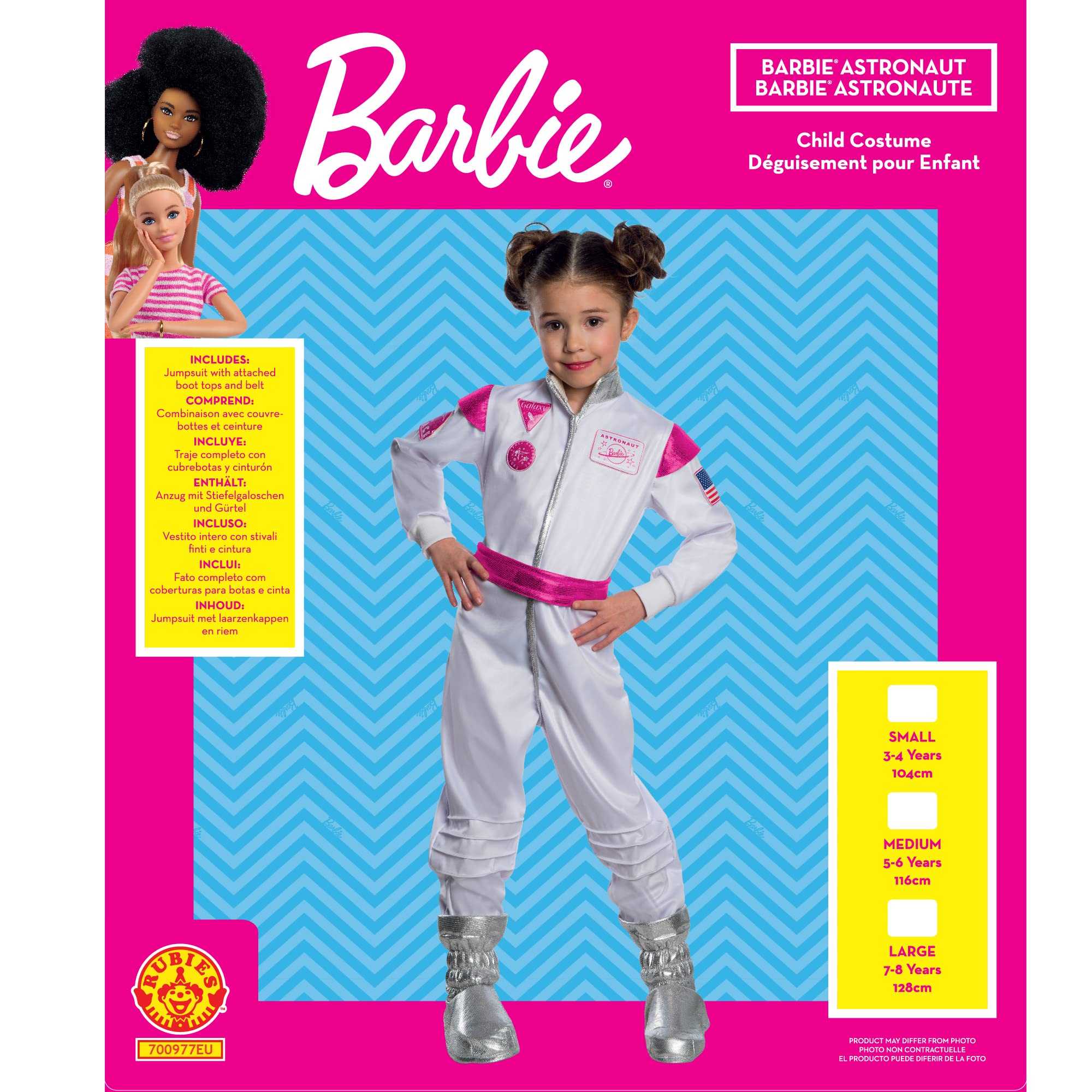 rubie-s-deluxe-barbie-astronaut-kinderkost-m-mit-overall image 5