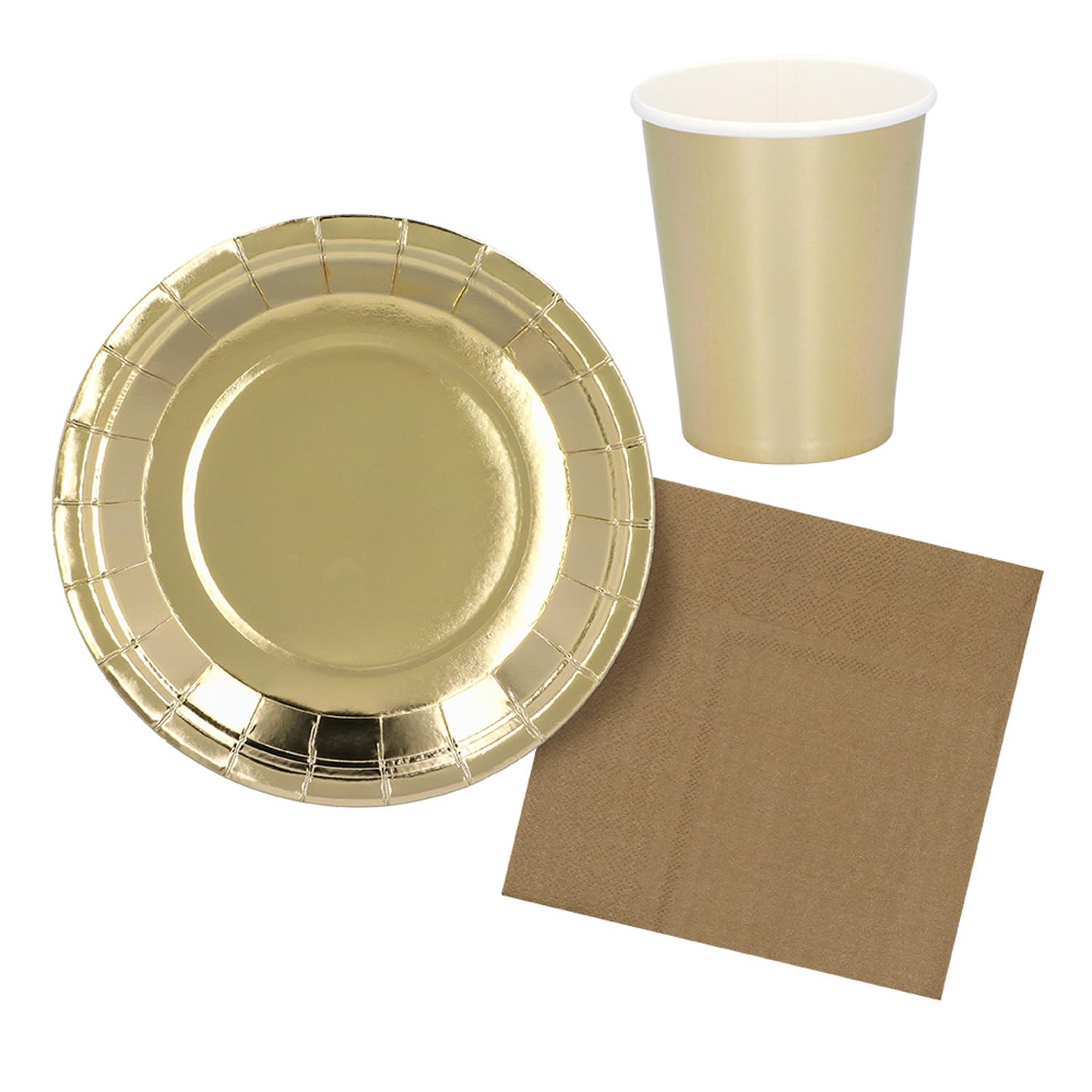 boland-party-tischset-einweggeschirr-ros-gold-24-teilig image 6