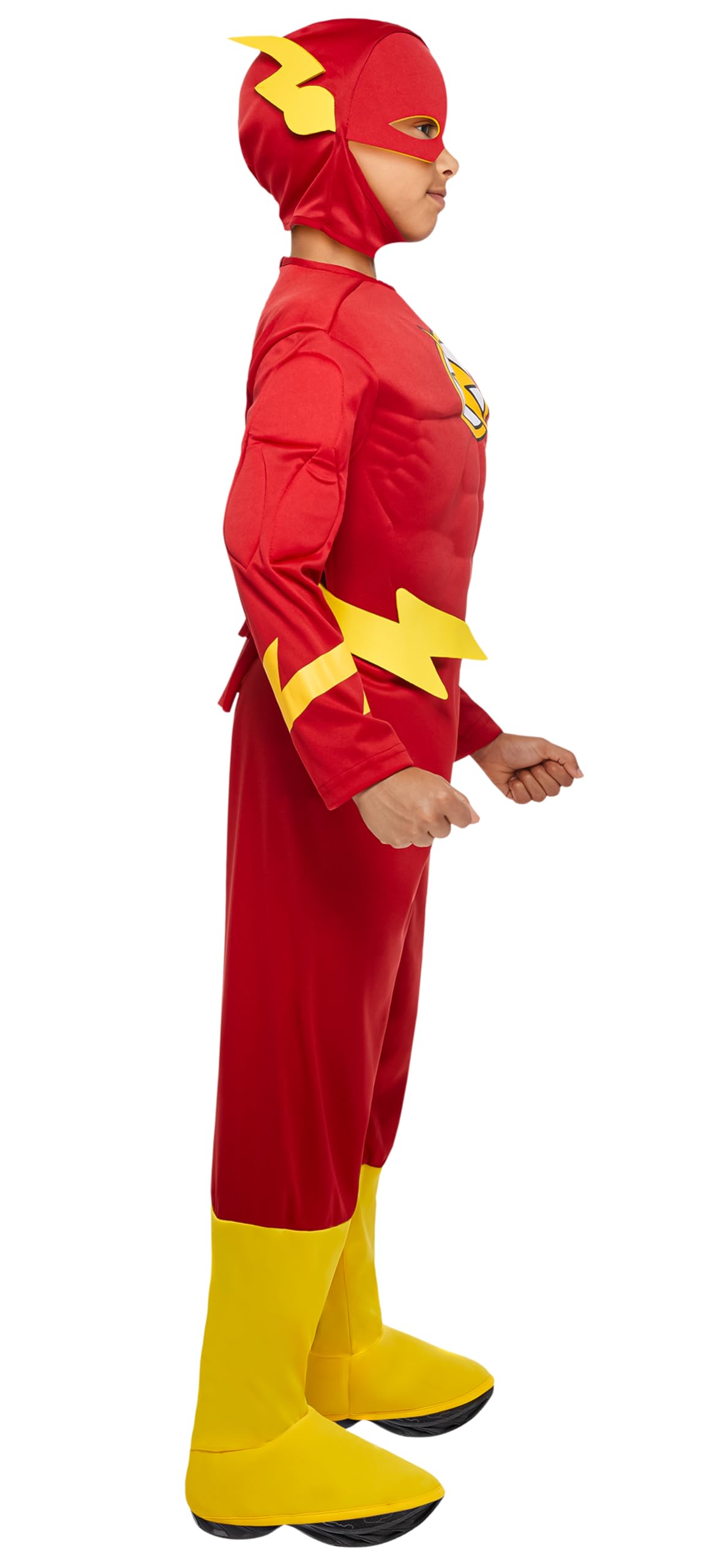 rubie-s-deluxe-the-flash-kinderkost-m-rot-dc-overall-maske image 5