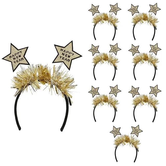 boland-happy-new-year-haarreif-silvester-gold-8-st-ck image 1