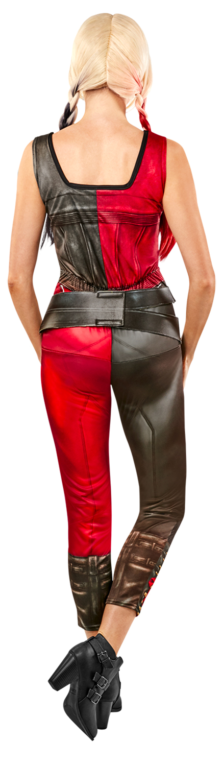 rubies-harley-quinn-the-suicide-squad-kost-m-overall-rot-schwarz-erwachsene image 7