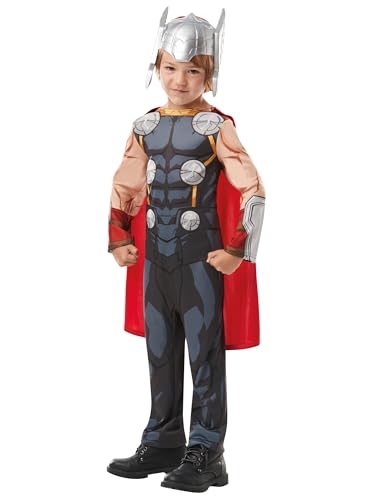 rubie-s-deluxe-thor-kost-m-kinder-m-mit-umhang-und-helm-gr-m image 8