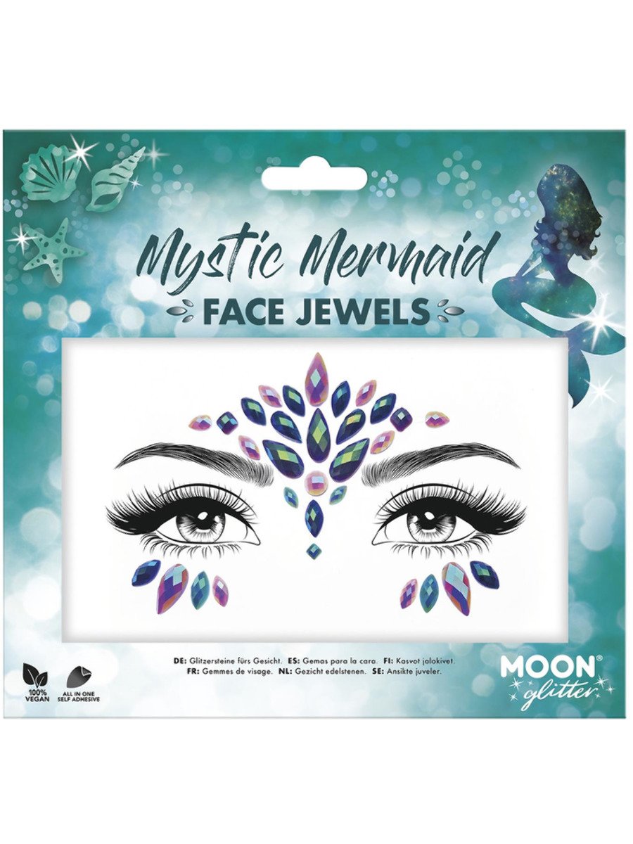 smiffys-makeup-fx-mystic-mermaid-gesichtsjuwelen-meerjungfrau image 1