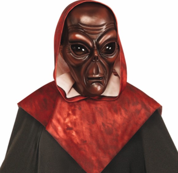 rubies-red-alien-kost-m-kleid-maske-erwachsene image 2
