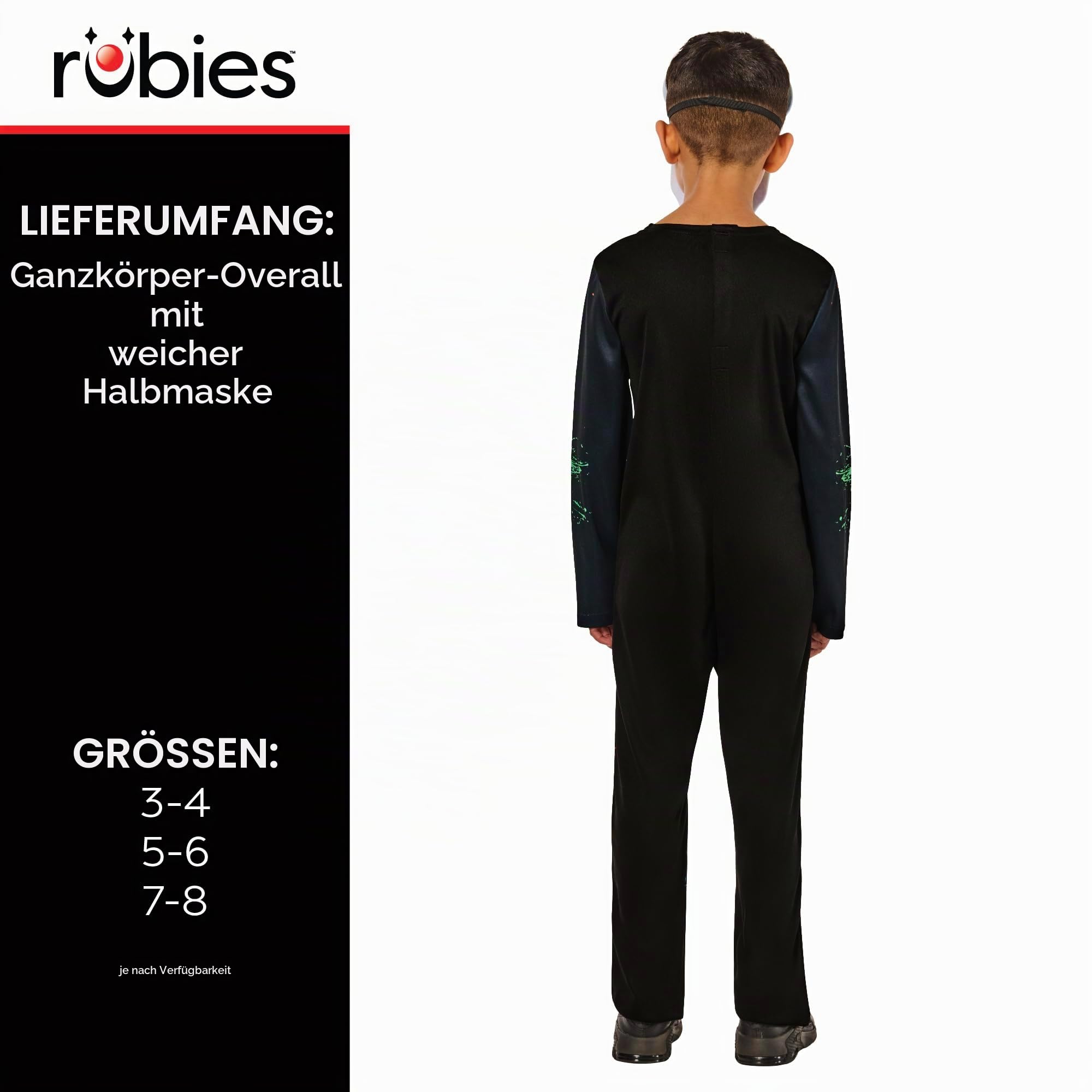 rubie-s-deluxe-bonesky-skeleton-kost-m-5-6-jahre image 2