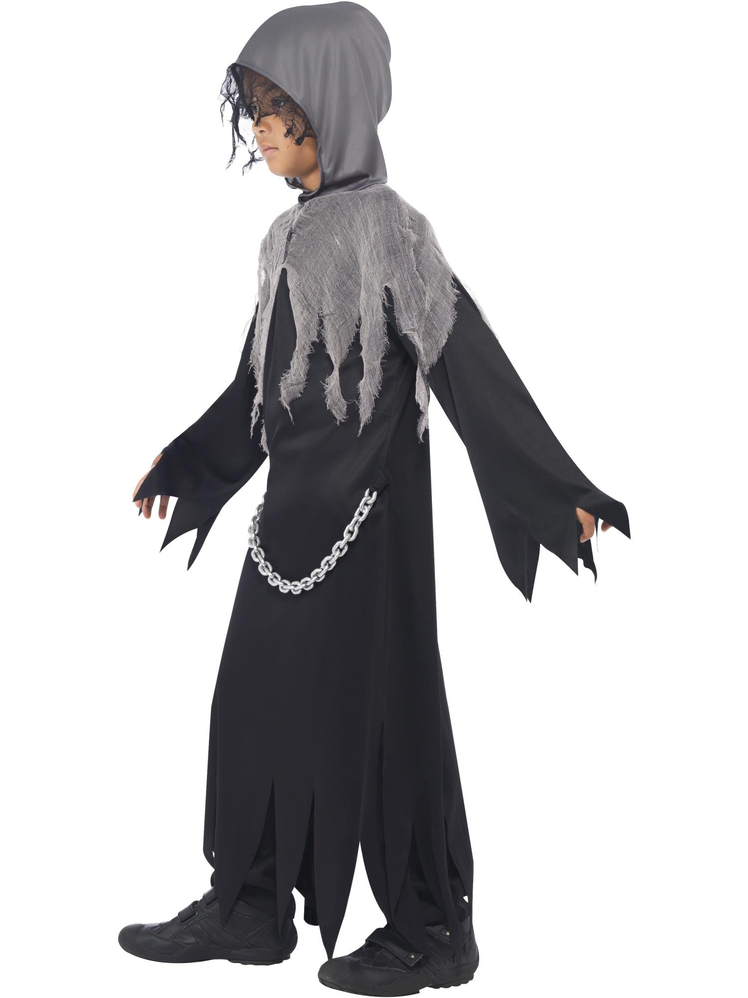 smiffys-fever-grim-reaper-kost-m-schwarz-kinder-gr-m-7-9 image 3